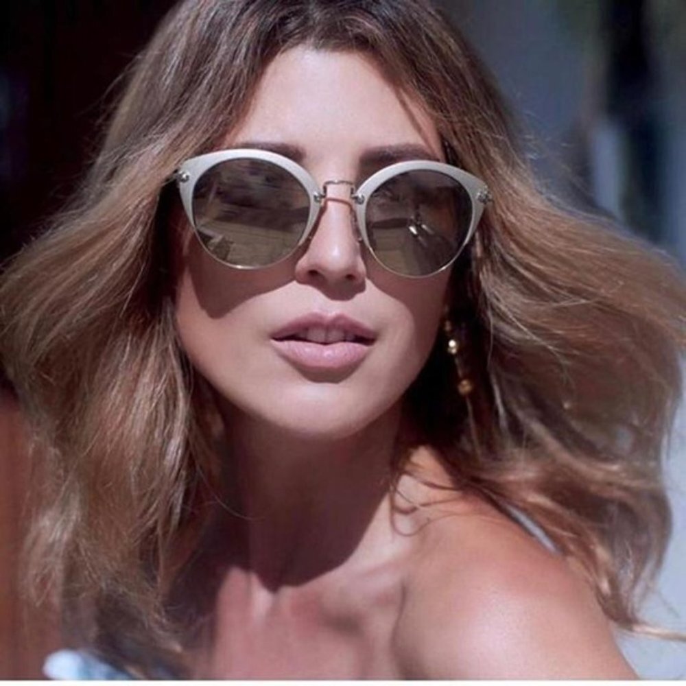 MIU MIU Sartorial Metal Typewriter Sunglasses